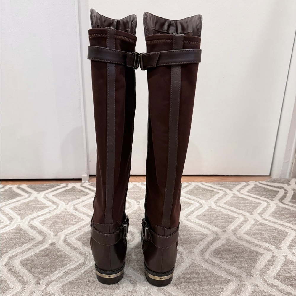 Vince Camuto Brown Panyma Riding Boots/Women/ Size 7.5/ Like New - Picture 10 of 13